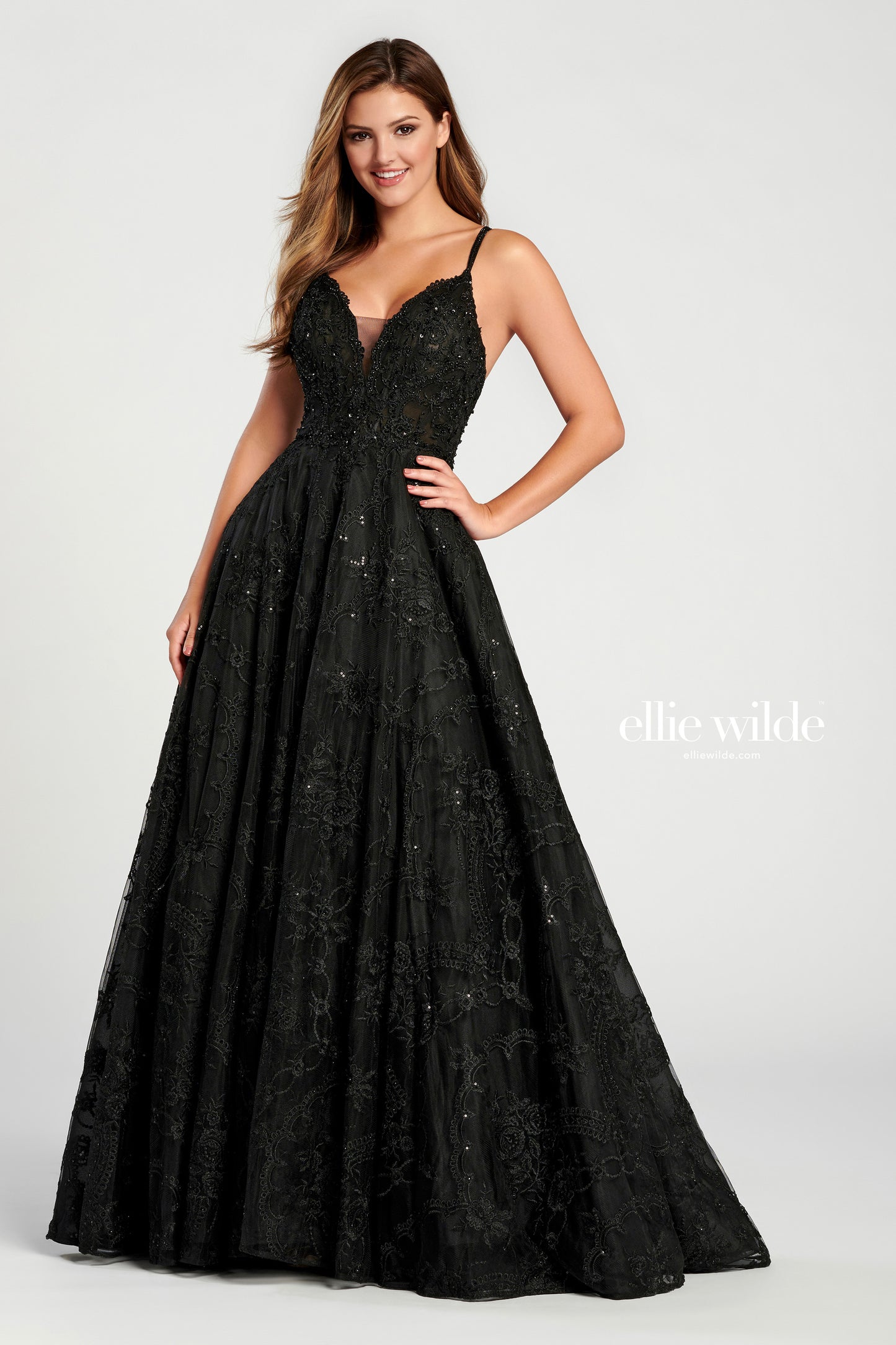 Prom Dresses Prom Formal Beaded Long Ball Gown Black