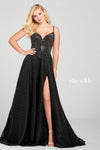 Prom Dresses Long Formal A Line Evening Prom Dress Black