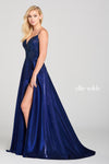 Prom Dresses Long Formal A Line Evening Prom Dress Sapphire