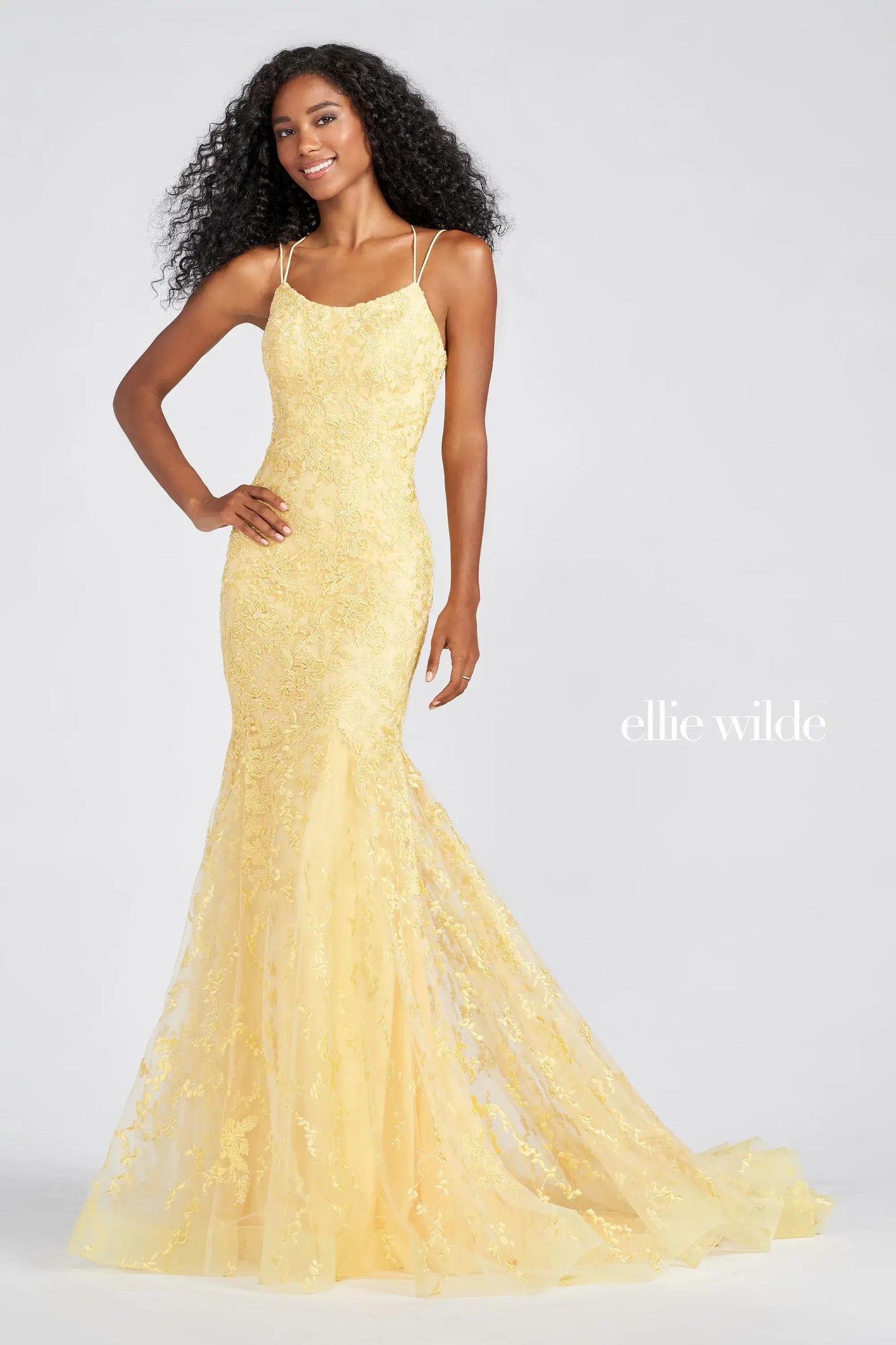 Prom Dresses Fitted Long Formal Prom Dress Yellow