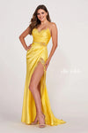 Prom Dresses Long Formal Fitted Prom Gown Yellow