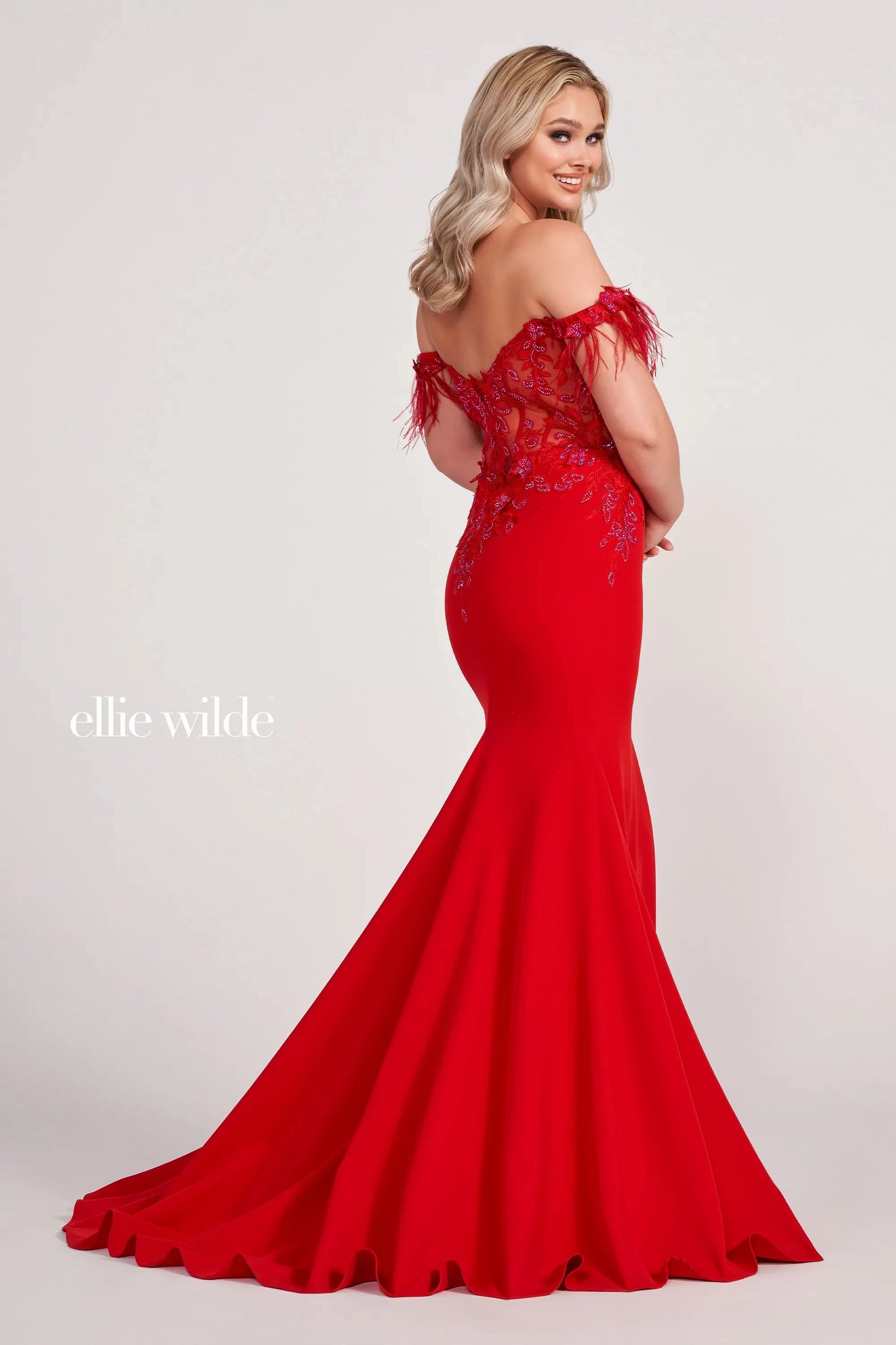 Prom Dresses Formal Fitted Long Prom Dress Red