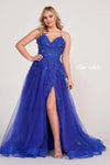 Prom Dresses Long Glitter Ball Gown Prom Dress Lapis