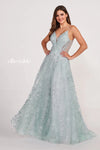 Prom Dresses Prom Formal Floral Beaded Long Ball Gown Mist