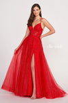 Prom Dresses Long Ball Gown Floral Formal Prom Dress Red