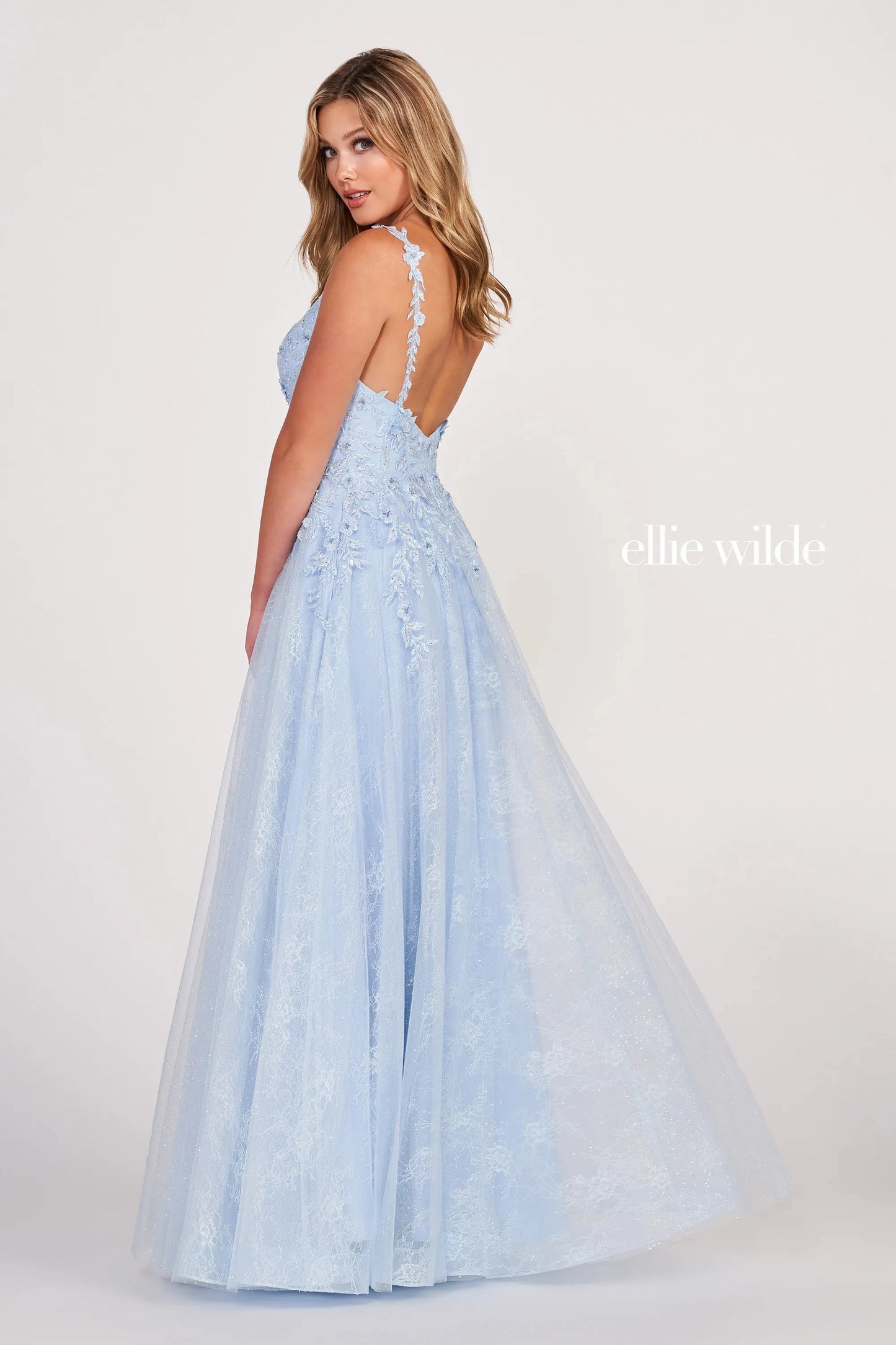 Prom Dresses Prom Long Formal Pocket Evening Gown Light Blue