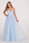 Prom Dresses Prom Long Formal Pocket Evening Gown Light Blue