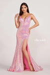 Prom Dresses Formal Long Fitted Evening Prom Dress Pink