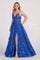 Prom Dresses Long Formal Pocket Ballgown Prom Dress Royal Blue