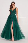 Prom Dresses Formal Long Prom A Line Dress Emerald