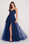 Prom Dresses Evening Long A Line Formal Prom Dress Navy Blue