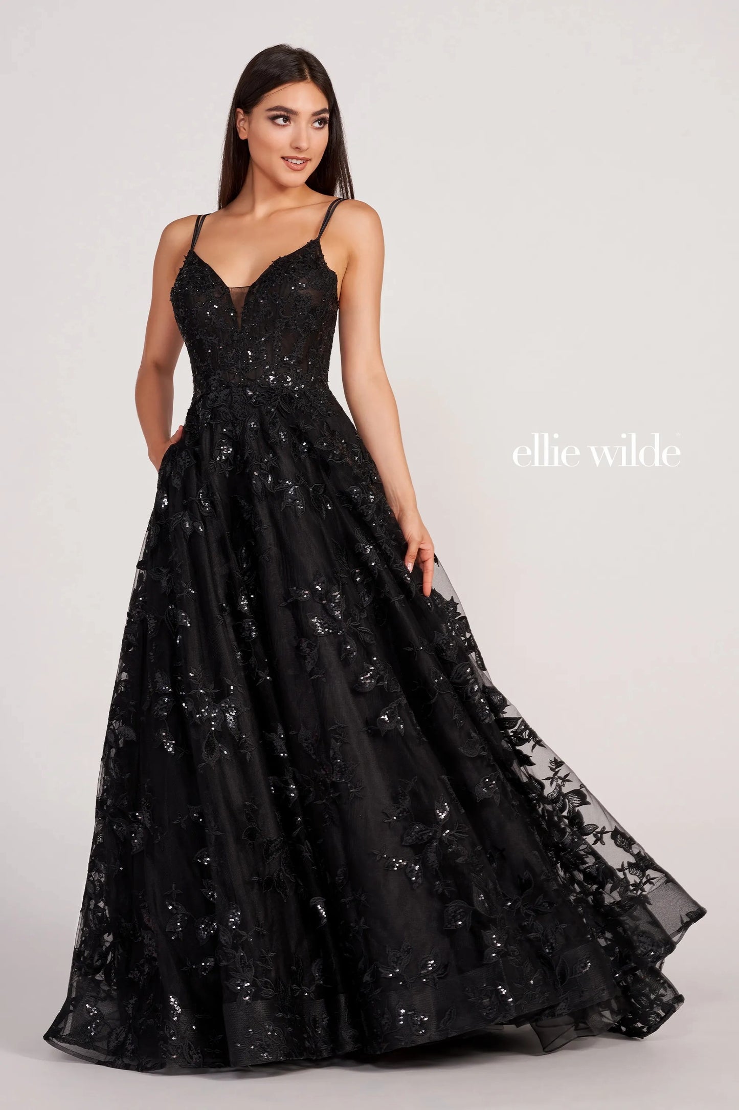 Prom Dresses A Line Long Prom Dress Black