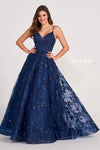 Prom Dresses A Line Long Prom Dress Navy Blue