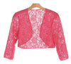 Formal Bolero Long Sleeve Lace Jacket - The Dress Outlet