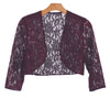 Formal Bolero Long Sleeve Lace Jacket - The Dress Outlet