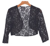 Formal Bolero Long Sleeve Lace Jacket - The Dress Outlet