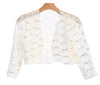 Formal Bolero Long Sleeve Lace Jacket - The Dress Outlet