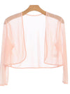 Formal Chiffon Bolero Evening Jacket - The Dress Outlet