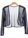 Formal Chiffon Bolero Evening Jacket - The Dress Outlet