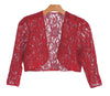 Formal Long Sleeve Lace Bolero Jacket - The Dress Outlet