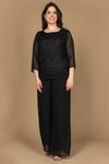 Formal Mother of the Bride Lace Pant Suit - The Dress Outlet