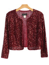 Formal Sequins Bolero Evening Jacket - The Dress Outlet