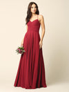 Halter Bridesmaids Long Chiffon Dress - The Dress Outlet