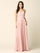 Halter Bridesmaids Long Chiffon Dress - The Dress Outlet