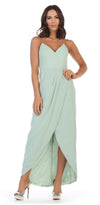 High Low Bridesmaids Chiffon Dress - The Dress Outlet