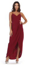 High Low Bridesmaids Chiffon Dress - The Dress Outlet