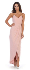 High Low Bridesmaids Chiffon Dress - The Dress Outlet