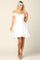 Homecoming Short Off Shoulder Cocktail Dress - The Dress Outlet