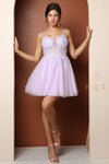 Homecoming Short Prom Cocktail Dress T724 - The Dress Outlet