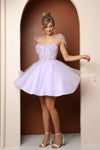 Homecoming Short Prom Party Dress F728 - The Dress Outlet