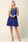 Homecoming Short Sleeveless Lace Cocktail Dress - The Dress Outlet