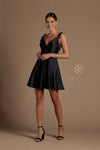 Homecoming Short Spaghetti Strap Cocktail Dress - The Dress Outlet