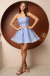 Homecoming Short Spaghetti Strap Prom Dress H771 - The Dress Outlet