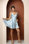 Homecoming Short Spaghetti Strap Prom Dress R759 - The Dress Outlet