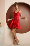 Homecoming Short Spaghetti Strap Prom Dress R759 - The Dress Outlet