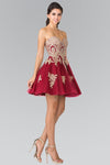 Homecoming Short Strapless Prom Cocktail Dress - The Dress Outlet