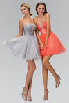 Homecoming Short Strapless Tulle Prom Dress - The Dress Outlet