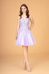 Homecoming Spaghetti Strap Prom Short Dress - The Dress Outlet