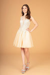 Homecoming Spaghetti Strap Prom Short Dress - The Dress Outlet