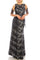 Ignite Evening Long Formal Floral Evening Dress - The Dress Outlet