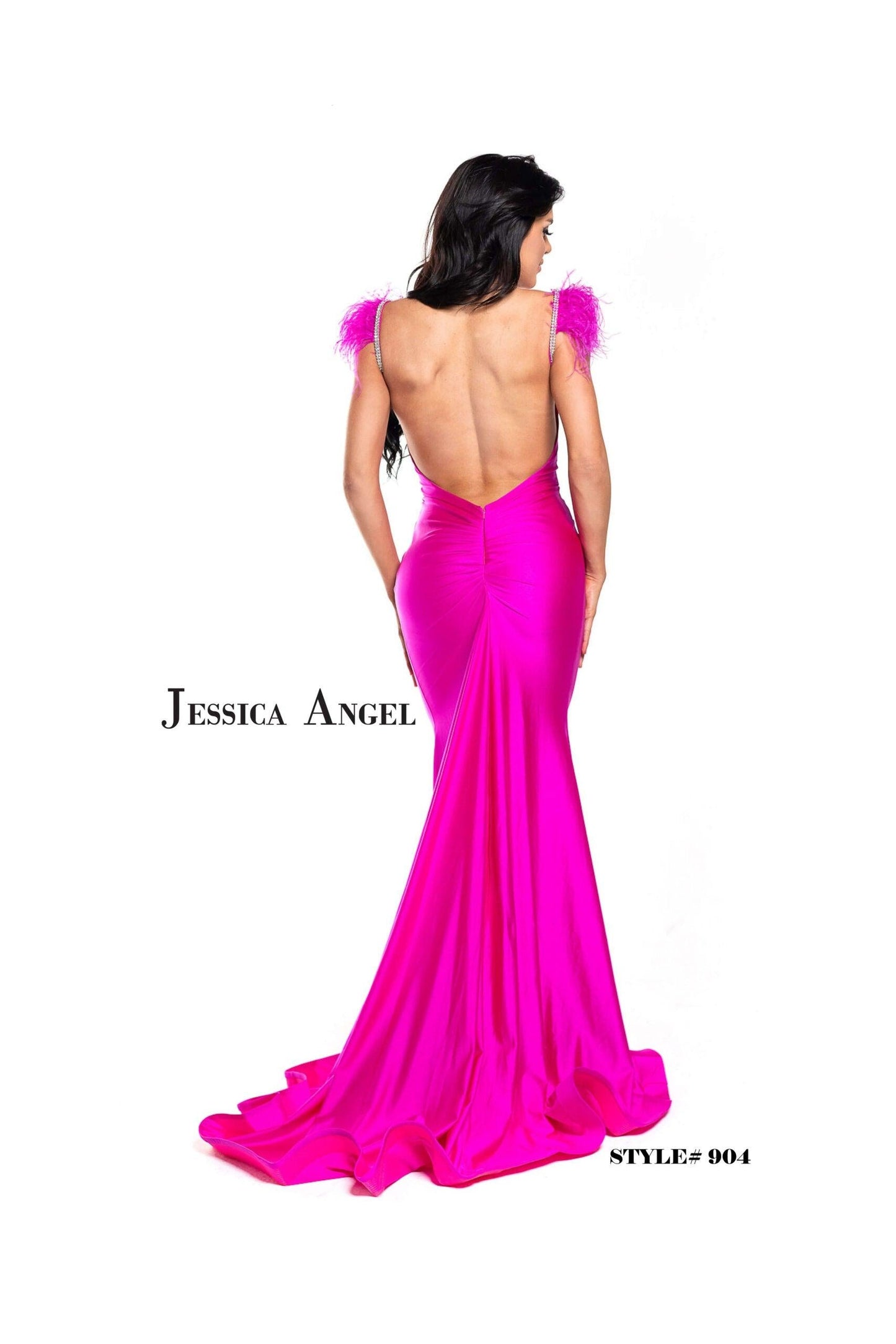 Jessica Angel Fitted Long Formal Dress 904 - The Dress Outlet