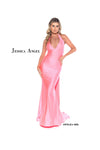 Jessica Angel Formal Halter Long Fitted Gown 931 - The Dress Outlet