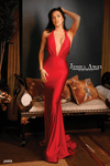 Jessica Angel Long Formal Fitted Dress 858 - The Dress Outlet