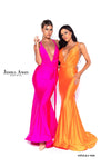 Jessica Angel Long Formal Fitted Dress 858 - The Dress Outlet