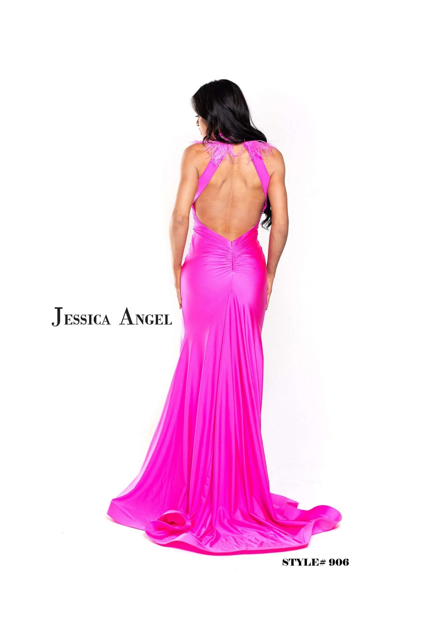 Jessica Angel Long Formal Fitted Prom Dress 906 - The Dress Outlet