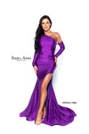 Jessica Angel Long Formal One Shoulder Prom Gown 892 - The Dress Outlet